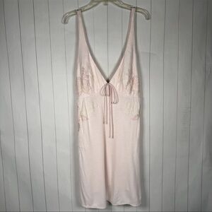 Victoria’s Secret Collection Rare Pink Babydoll Floral Sleep Dress Nightgown L
